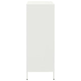 Hoge kast 68x39x103,5 cm staal wit - AllerleiShop