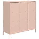 Hoge kast 101,5x39x103,5 cm staal roze - AllerleiShop