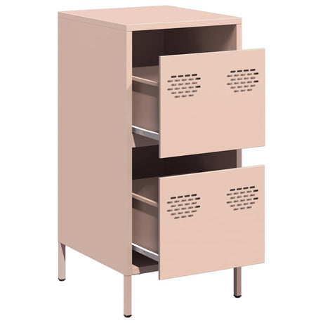 Dressoir 35x39x73,5 cm koudgewalst staal roze - AllerleiShop