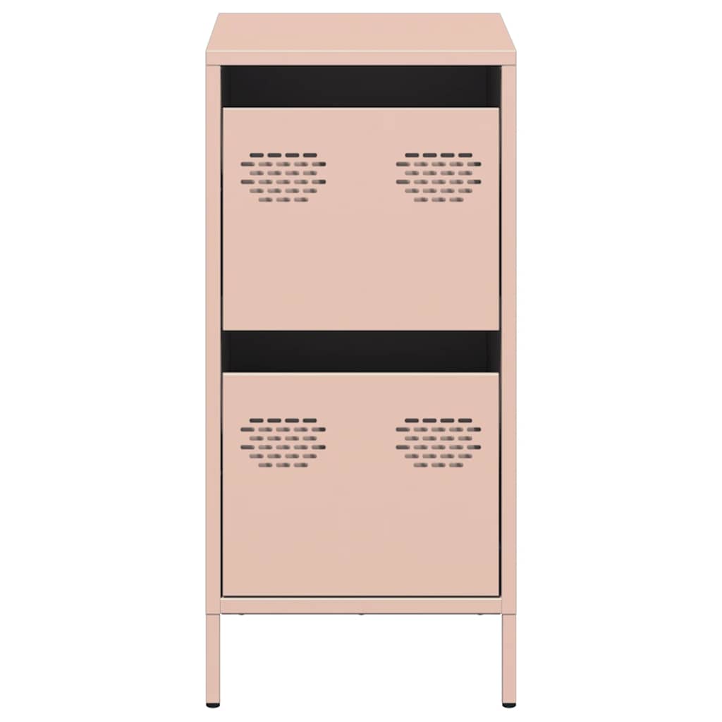 Dressoir 35x39x73,5 cm koudgewalst staal roze - AllerleiShop