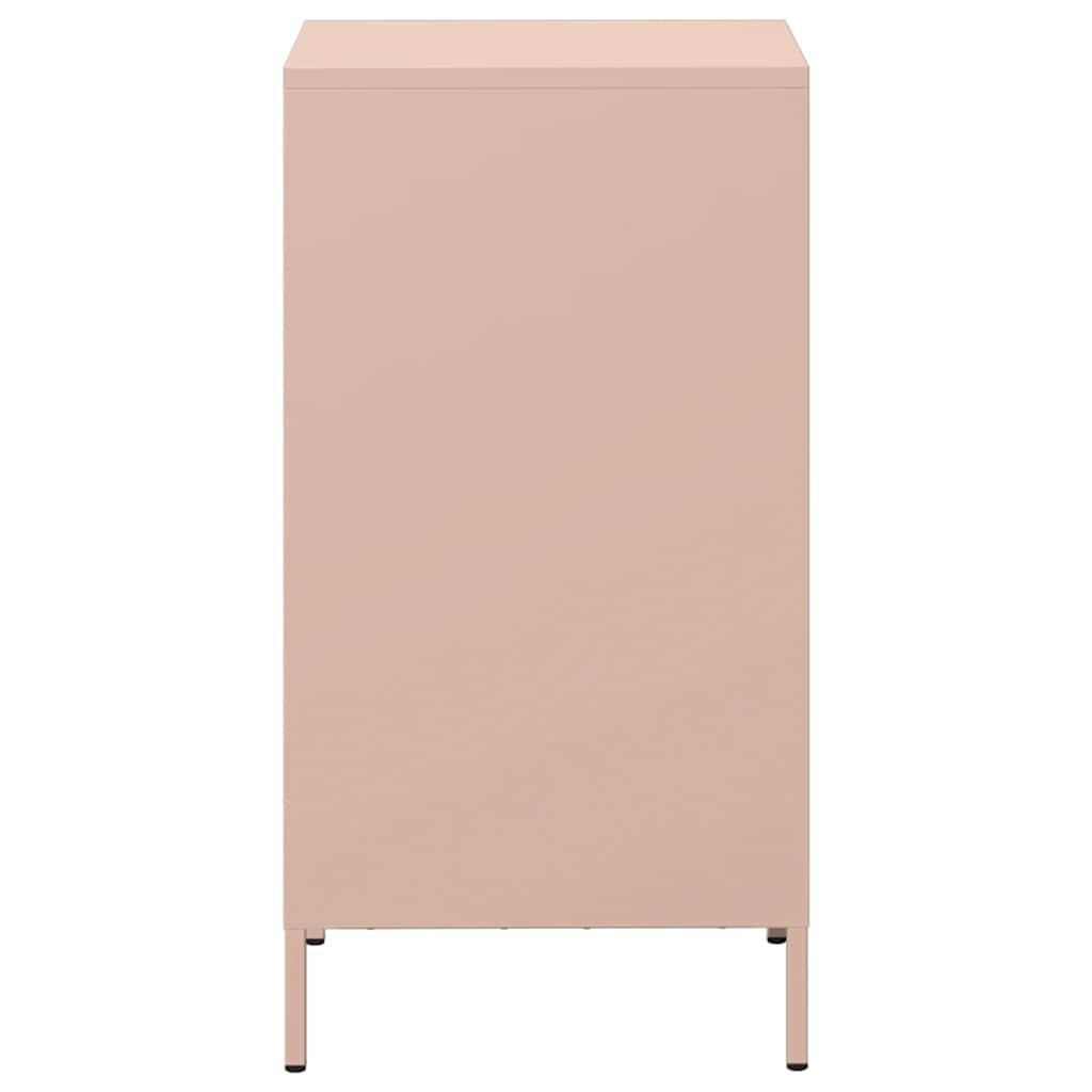 Dressoir 35x39x73,5 cm koudgewalst staal roze - AllerleiShop