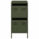 Dressoir 35x39x73,5 cm koudgewalst staal olijfgroen - AllerleiShop