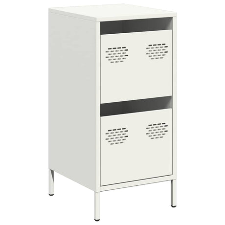 Dressoir 35x39x73,5 cm koudgewalst staal wit - AllerleiShop