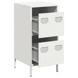 Dressoir 35x39x73,5 cm koudgewalst staal wit - AllerleiShop