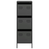 Hoge kast 39x35x103,5 cm staal zwart - AllerleiShop