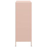 Hoge kast 68x39x103,5 cm staal roze - AllerleiShop