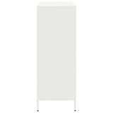 Hoge kast 68x39x103,5 cm staal wit - AllerleiShop