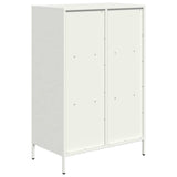 Hoge kast 68x39x103,5 cm staal wit - AllerleiShop