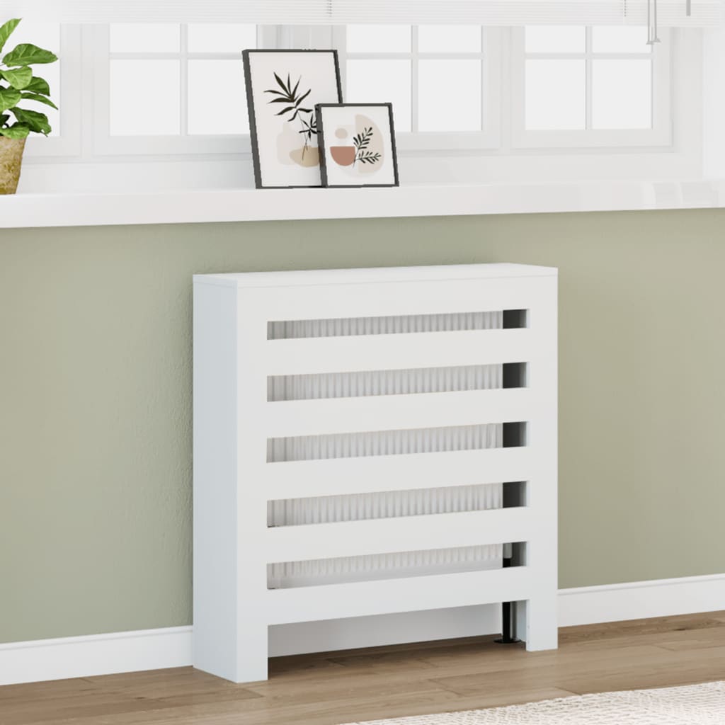 Radiatorombouw 78x20x82 cm bewerkt hout wit - AllerleiShop