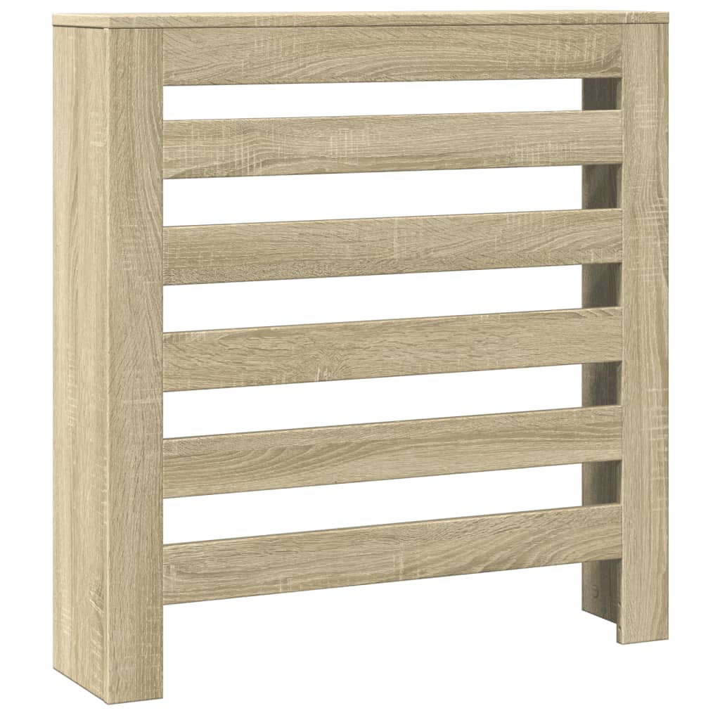 Radiatorombouw 78x20x82 cm bewerkt hout sonoma eikenkleurig - AllerleiShop