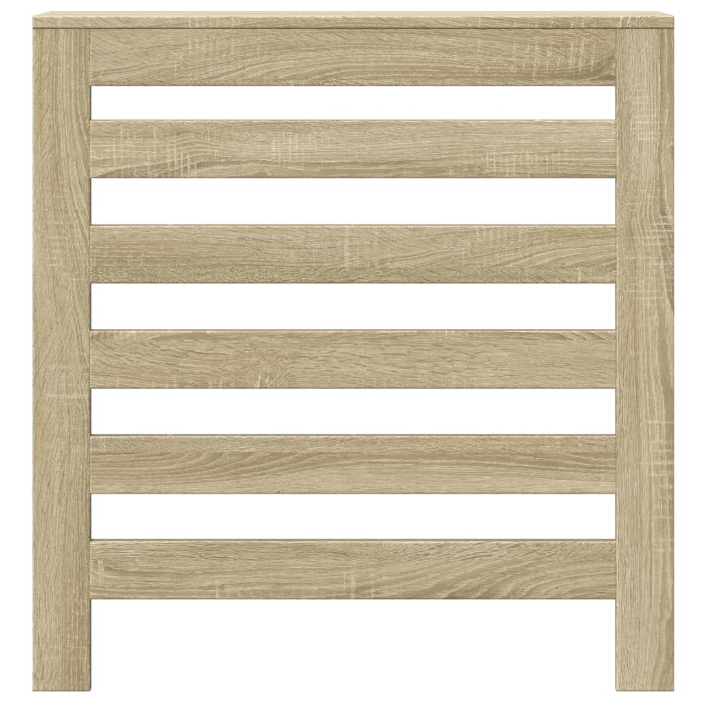 Radiatorombouw 78x20x82 cm bewerkt hout sonoma eikenkleurig - AllerleiShop