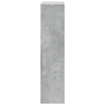 Radiatorombouw 78x20x82 cm bewerkt hout betongrijs - AllerleiShop