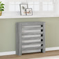 Radiatorombouw 78x20x82 cm bewerkt hout grijs sonoma eikenkleur - AllerleiShop