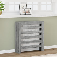 Radiatorombouw 78x20x82 cm bewerkt hout grijs sonoma eikenkleur