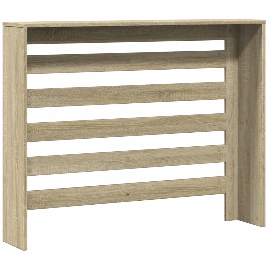 Radiatorombouw 104x20x82 cm bewerkt hout sonoma eikenkleurig - AllerleiShop