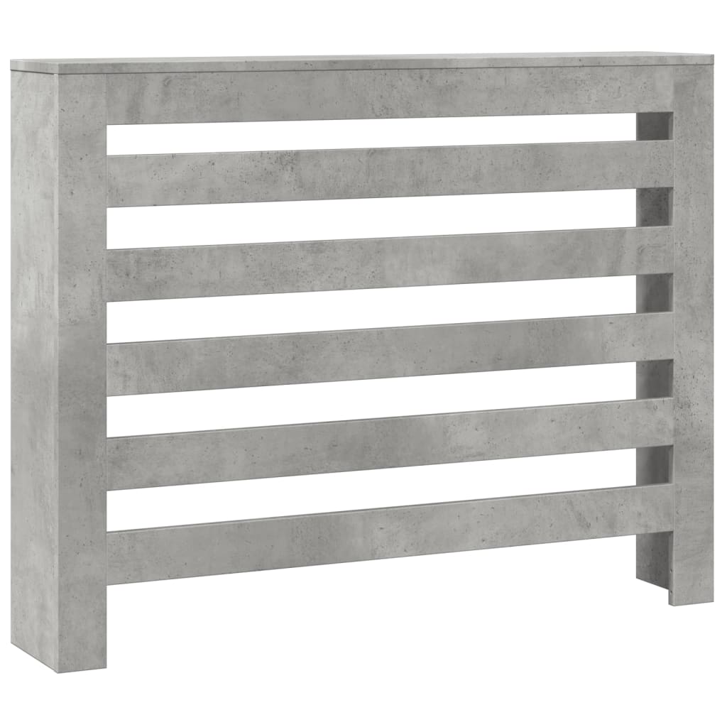 Radiatorombouw 104x20x82 cm bewerkt hout betongrijs - AllerleiShop