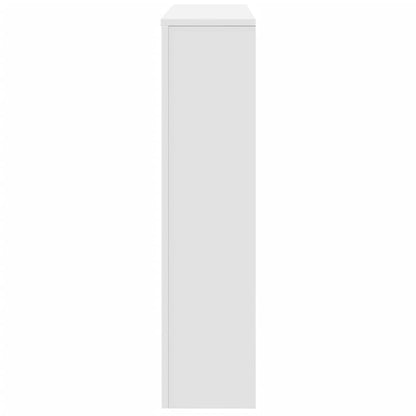 Radiatorombouw 149x20x82 cm bewerkt hout wit - AllerleiShop