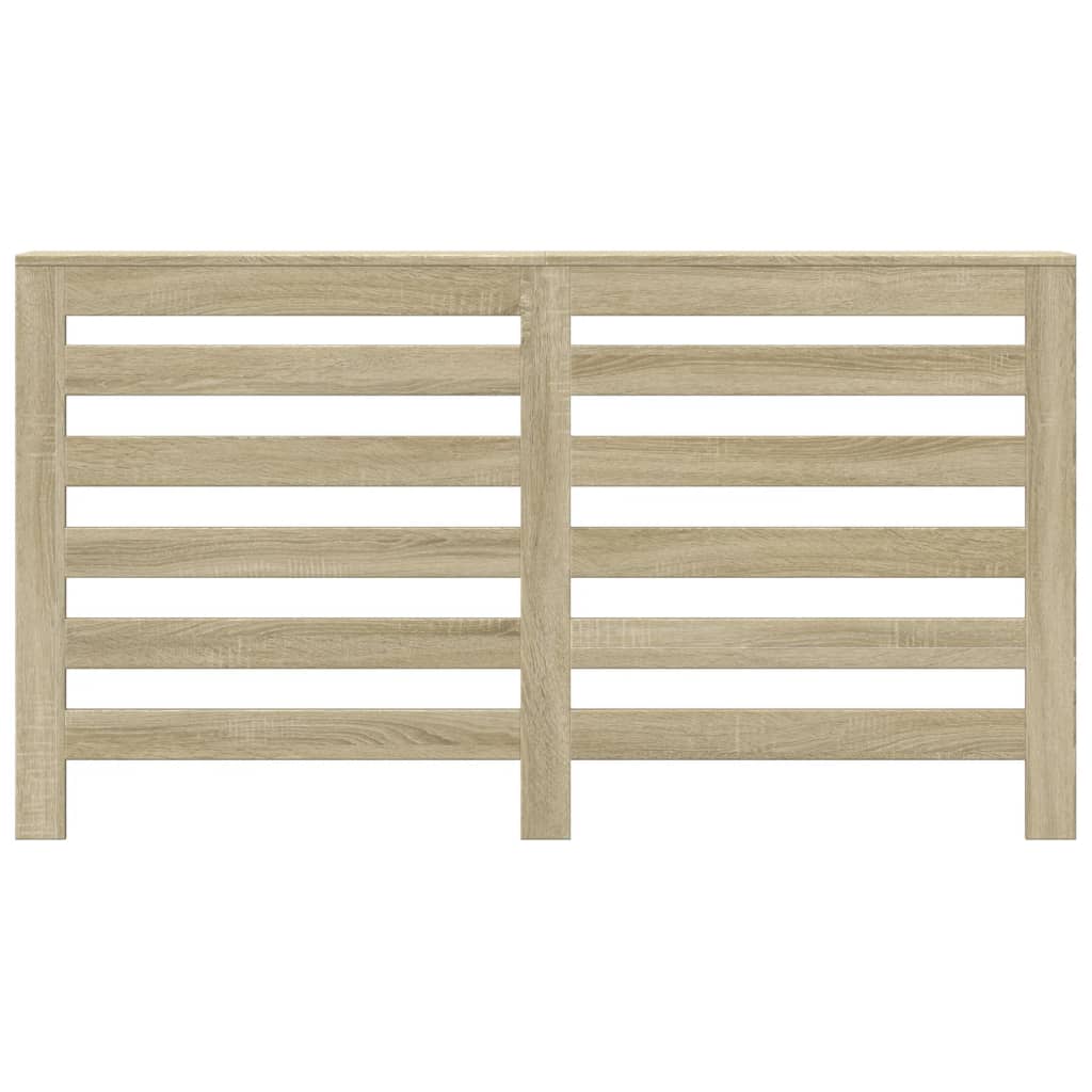 Radiatorombouw 149x20x82 cm bewerkt hout sonoma eikenkleurig - AllerleiShop