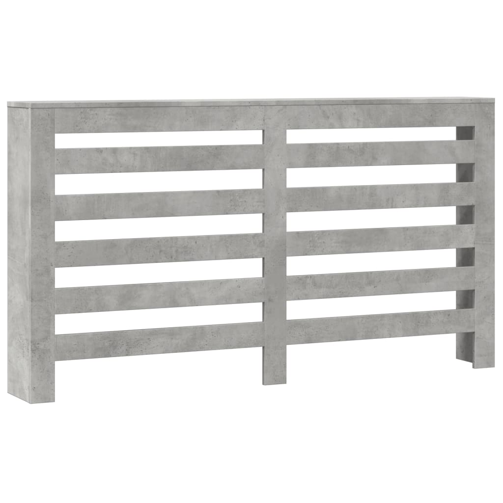 Radiatorombouw 149x20x82 cm bewerkt hout betongrijs - AllerleiShop