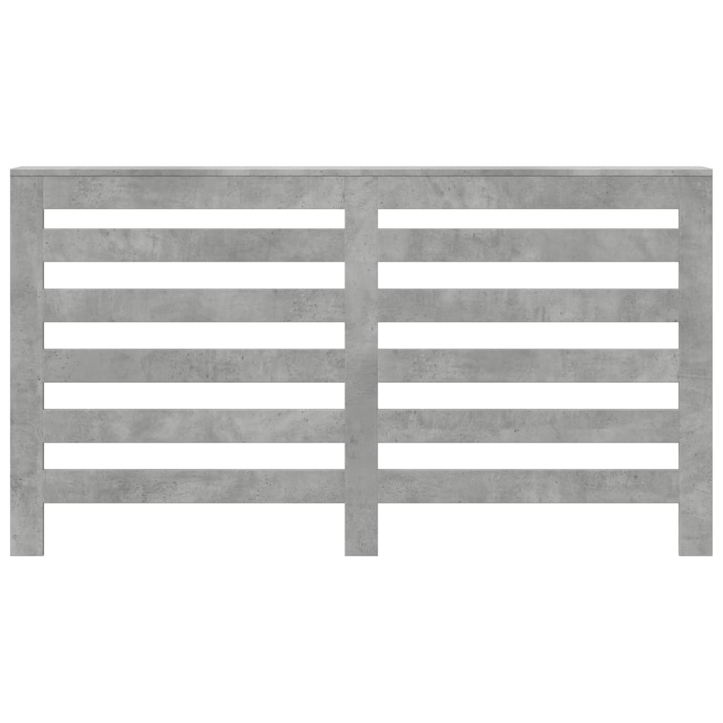 Radiatorombouw 149x20x82 cm bewerkt hout betongrijs - AllerleiShop