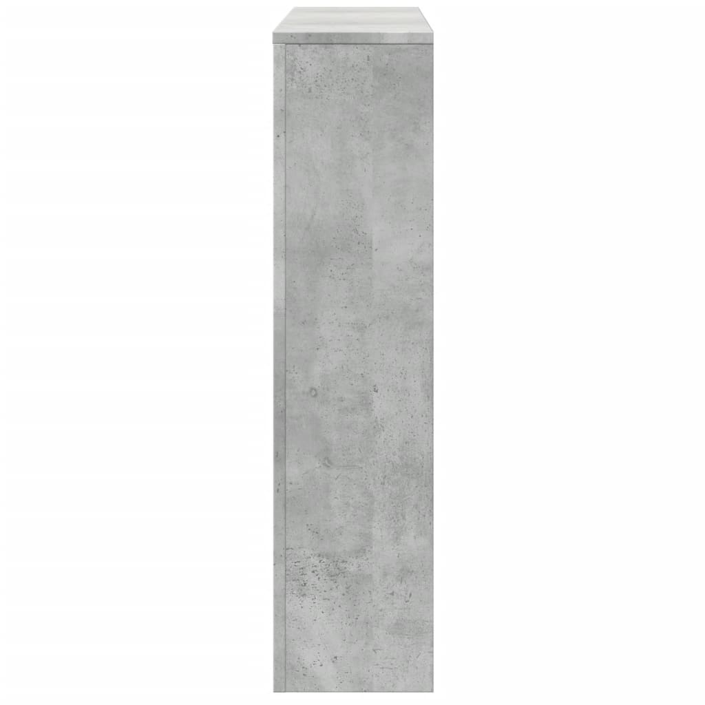 Radiatorombouw 149x20x82 cm bewerkt hout betongrijs - AllerleiShop