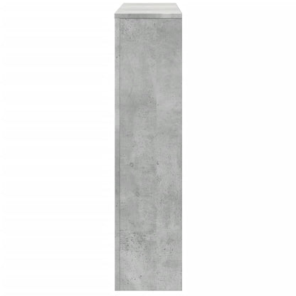 Radiatorombouw 149x20x82 cm bewerkt hout betongrijs - AllerleiShop