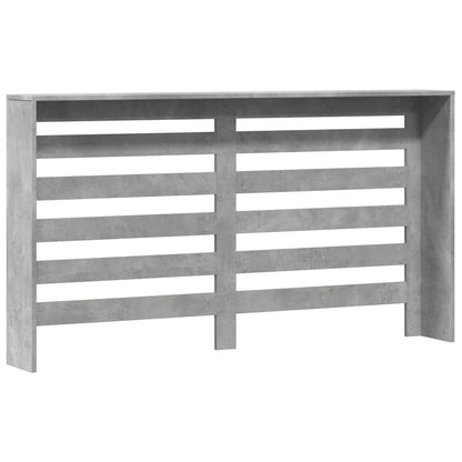 Radiatorombouw 149x20x82 cm bewerkt hout betongrijs - AllerleiShop