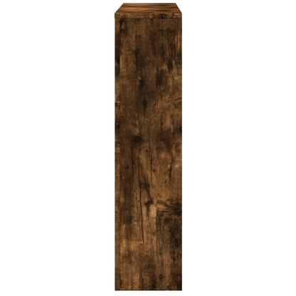 Radiatorombouw 149x20x82 cm bewerkt hout gerookt eikenkleurig - AllerleiShop