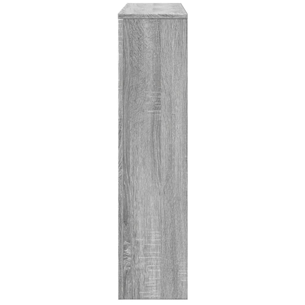 Radiatorombouw 149x20x82 cm bewerkt hout grijs sonoma eiken - AllerleiShop