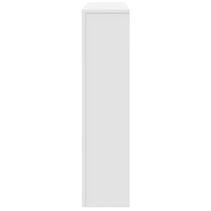 Radiatorombouw 175x20x82 cm bewerkt hout wit - AllerleiShop