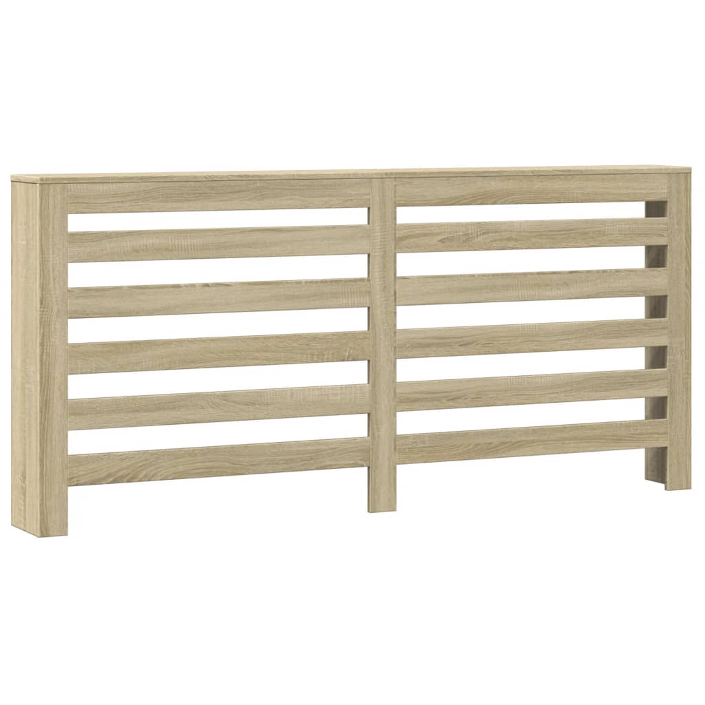 Radiatorombouw 175x20x82 cm bewerkt hout sonoma eikenkleurig - AllerleiShop