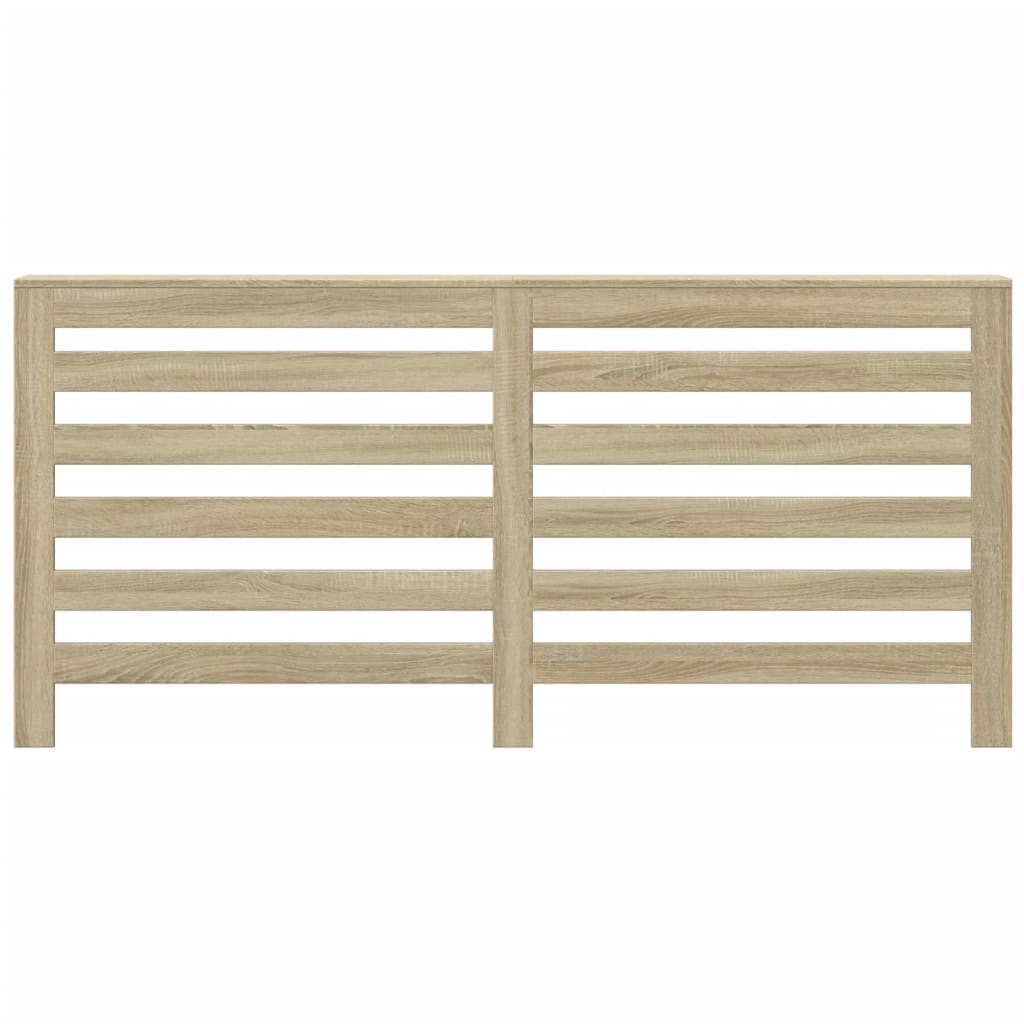 Radiatorombouw 175x20x82 cm bewerkt hout sonoma eikenkleurig - AllerleiShop