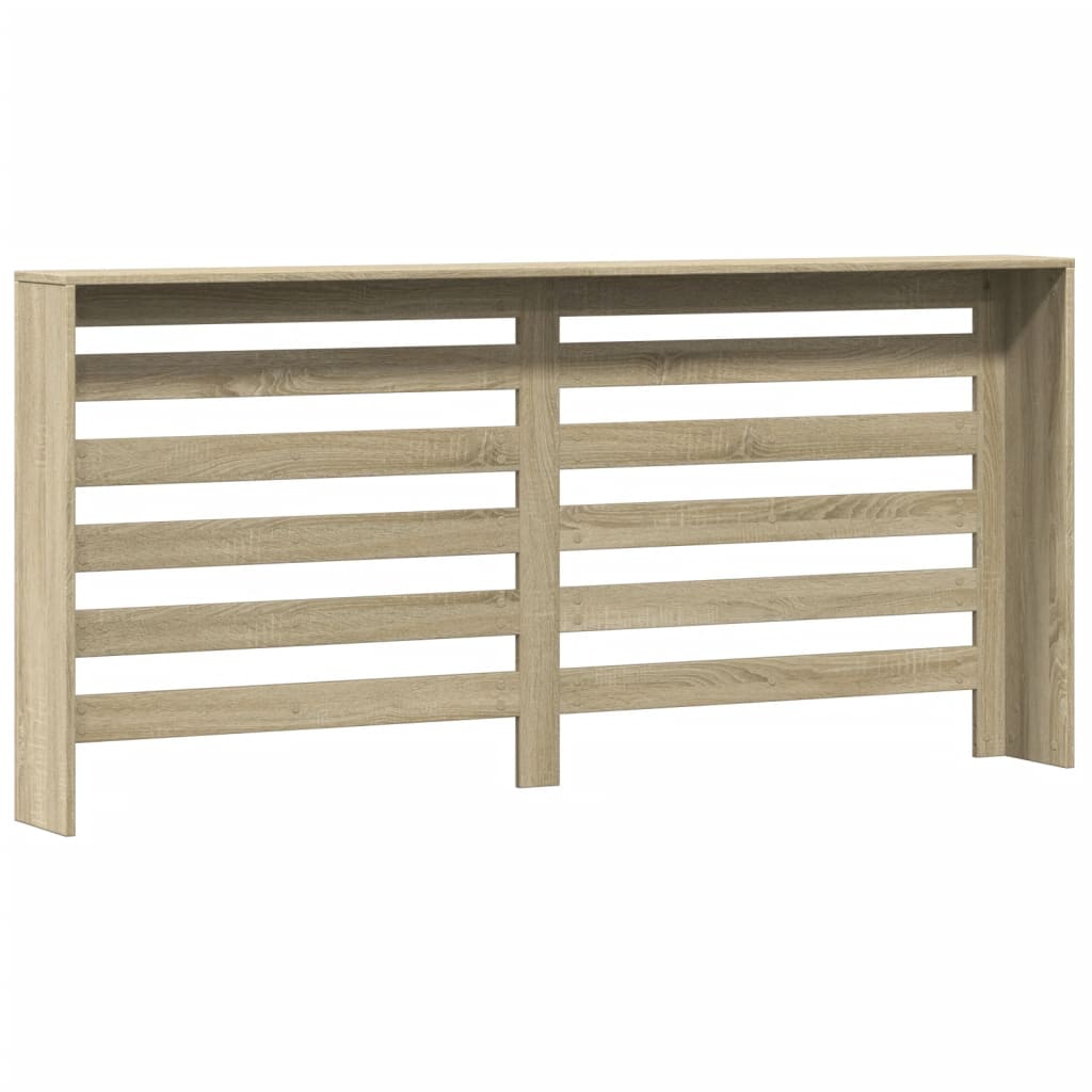 Radiatorombouw 175x20x82 cm bewerkt hout sonoma eikenkleurig - AllerleiShop