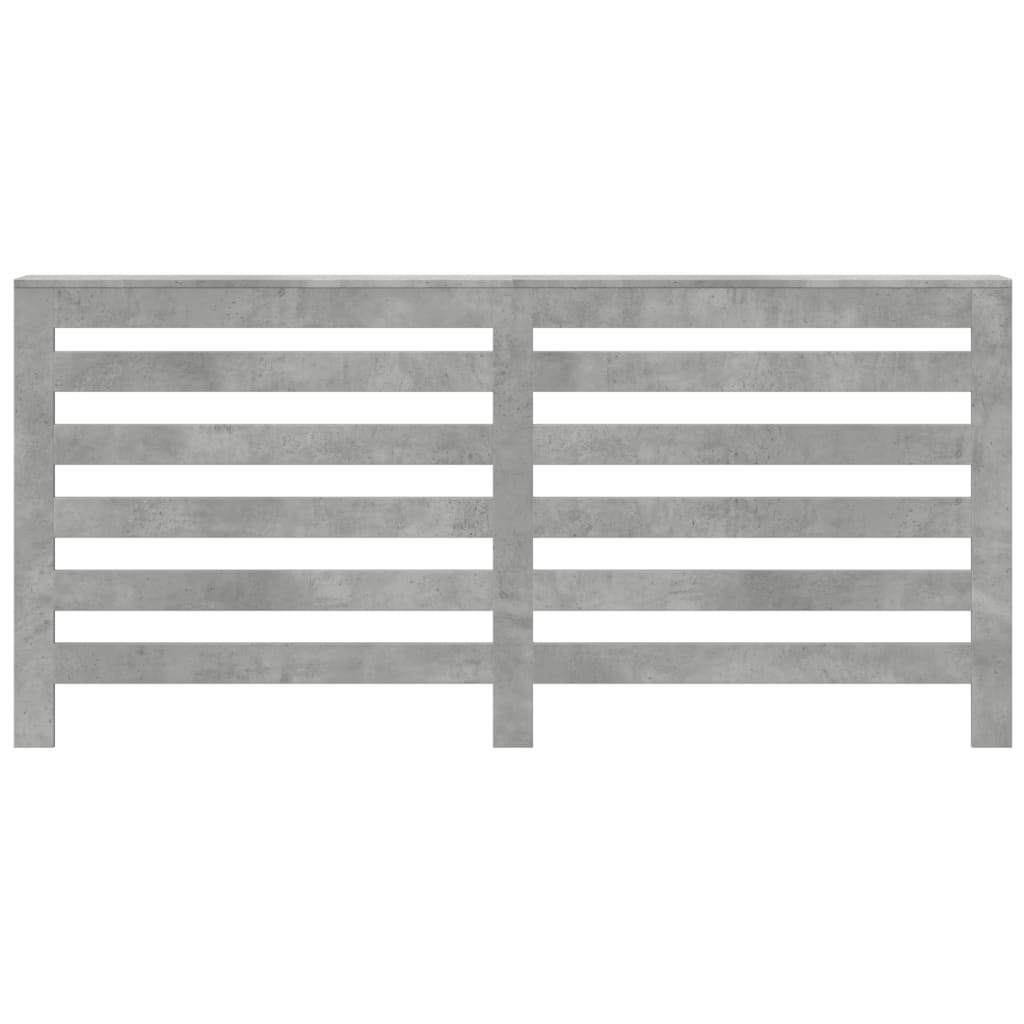 Radiatorombouw 175x20x82 cm bewerkt hout betongrijs - AllerleiShop