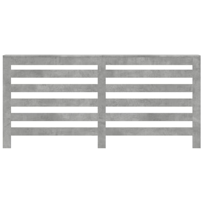 Radiatorombouw 175x20x82 cm bewerkt hout betongrijs - AllerleiShop