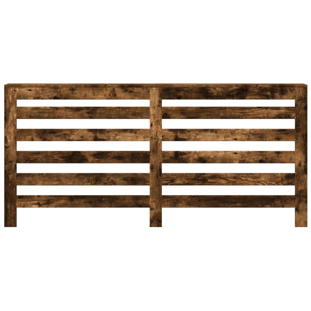 Radiatorombouw 175x20x82 cm bewerkt hout gerookt eikenkleurig - AllerleiShop