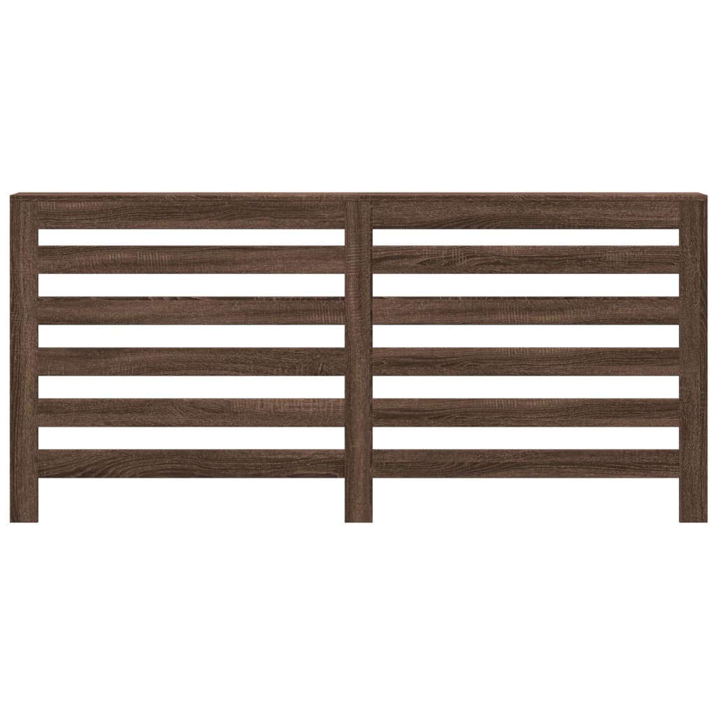 Radiatorombouw 175x20x82 cm bewerkt hout bruin eikenkleurig - AllerleiShop