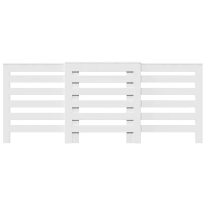 Radiatorombouw 205x21,5x83,5 cm bewerkt hout wit - AllerleiShop