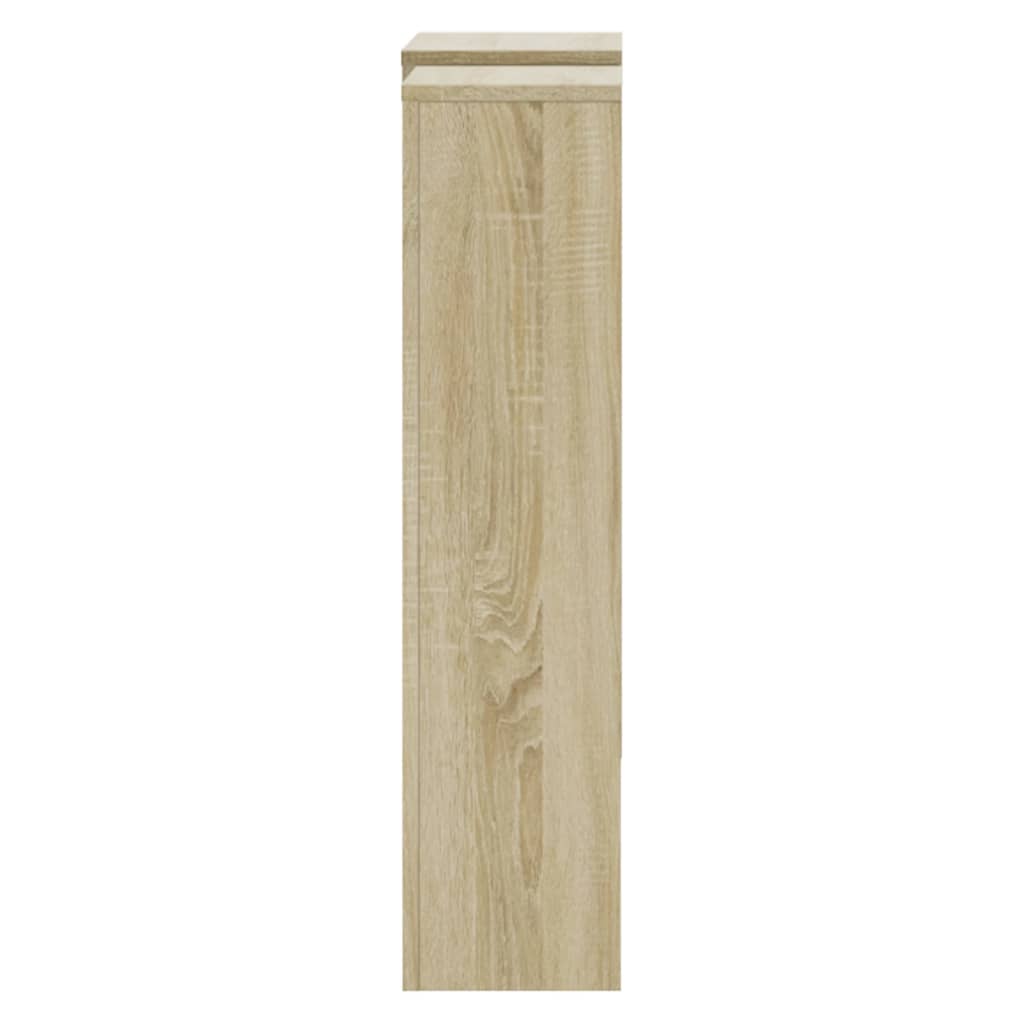 Radiatorombouw 205x21,5x83,5 cm bewerkt hout sonoma eikenkleur - AllerleiShop