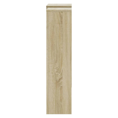 Radiatorombouw 205x21,5x83,5 cm bewerkt hout sonoma eikenkleur - AllerleiShop