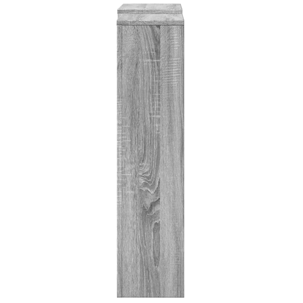 Radiatorombouw 205x21,5x83,5 cm bewerkt hout grijs sonoma eiken - AllerleiShop