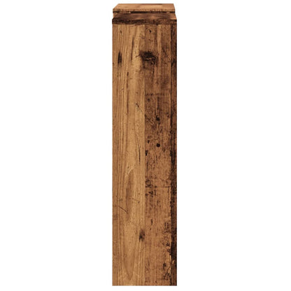 Radiatorombouw 205x21,5x83,5 cm bewerkt hout oud hout - AllerleiShop