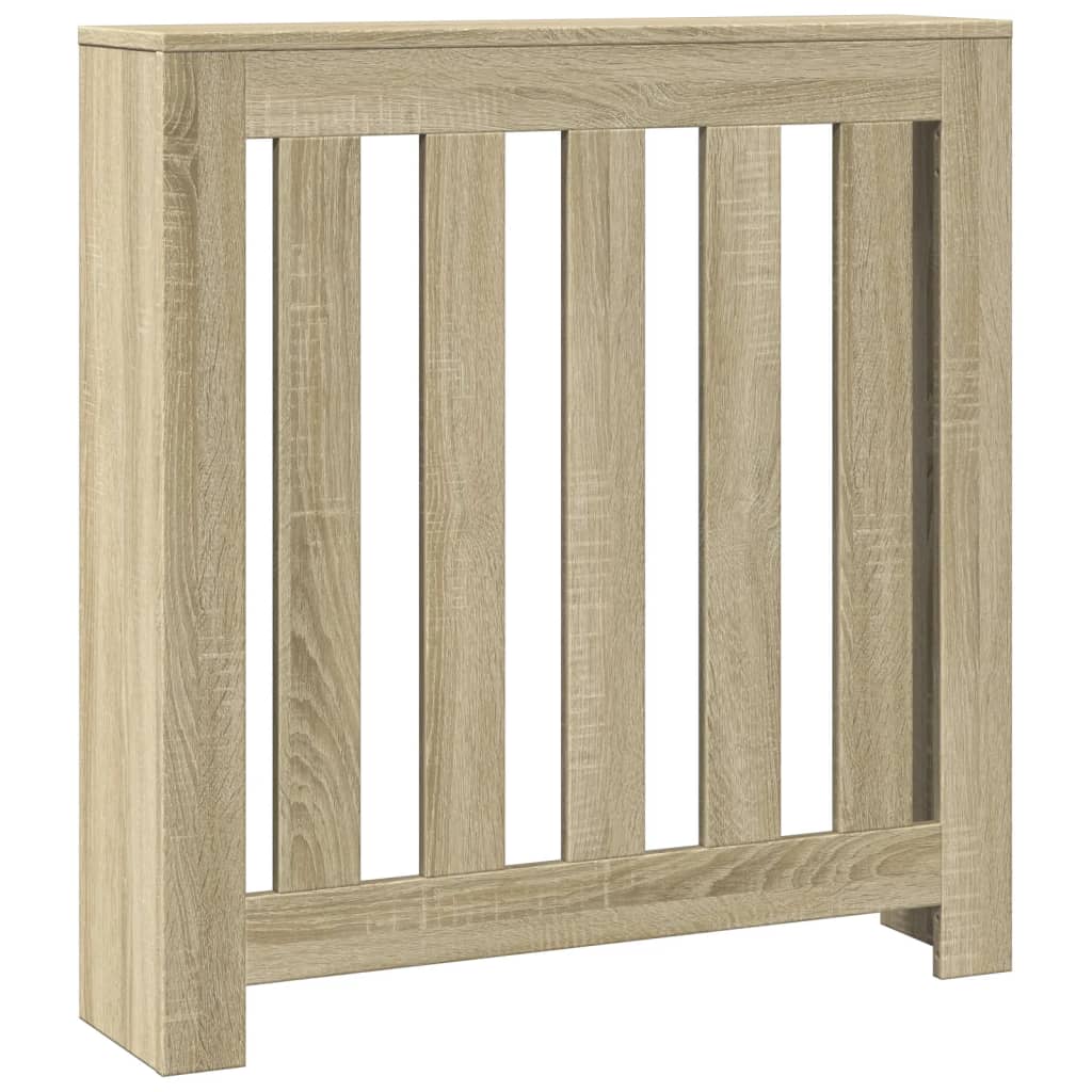 Radiatorombouw 78x20x82 cm bewerkt hout sonoma eikenkleurig - AllerleiShop