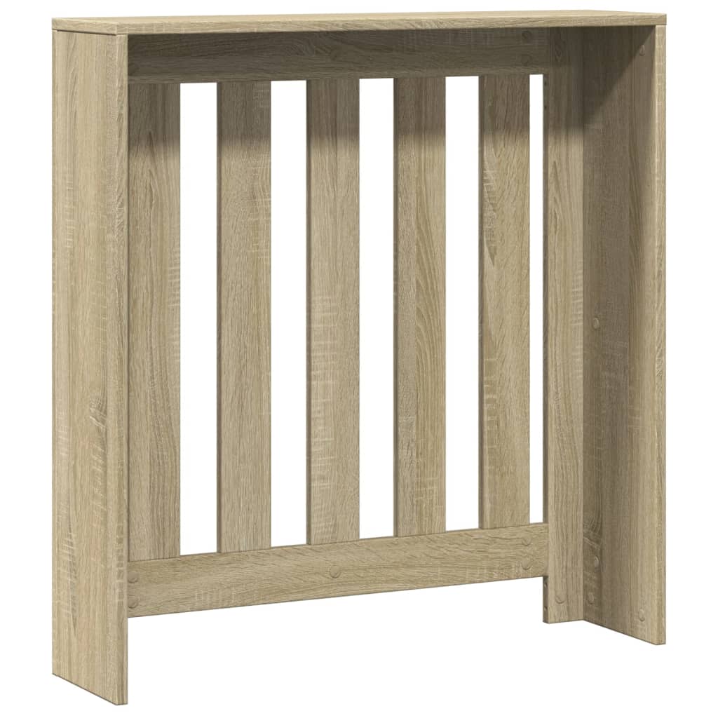 Radiatorombouw 78x20x82 cm bewerkt hout sonoma eikenkleurig - AllerleiShop