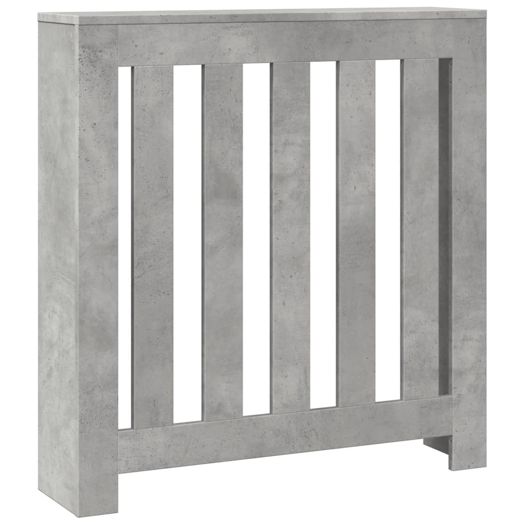 Radiatorombouw 78x20x82 cm bewerkt hout betongrijs - AllerleiShop