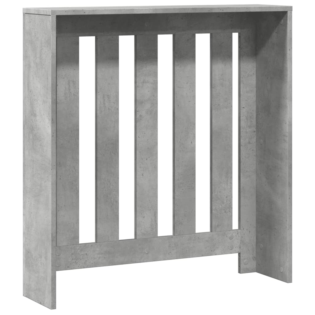 Radiatorombouw 78x20x82 cm bewerkt hout betongrijs - AllerleiShop