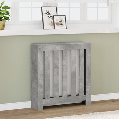 Radiatorombouw 78x20x82 cm bewerkt hout betongrijs - AllerleiShop