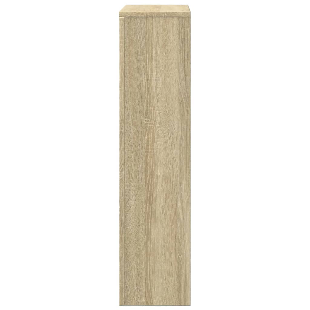 Radiatorombouw 104x20x82 cm bewerkt hout sonoma eikenkleurig - AllerleiShop