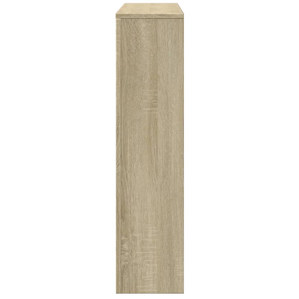 Radiatorombouw 149x20x82 cm bewerkt hout sonoma eikenkleurig - AllerleiShop