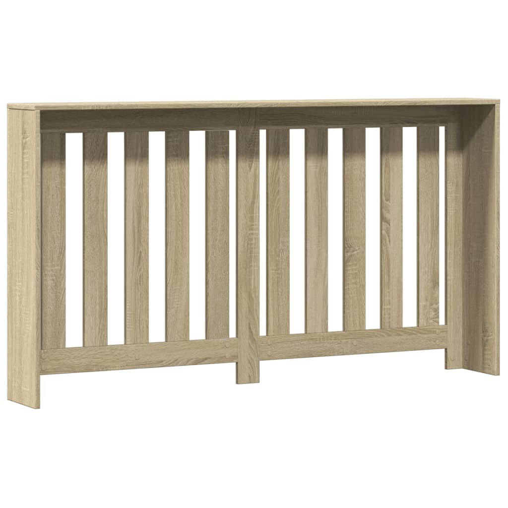 Radiatorombouw 149x20x82 cm bewerkt hout sonoma eikenkleurig - AllerleiShop